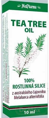 MedPharma TEA TREE OIL 100% rastlinná silica z austrálskeho čajovníka 1x10 ml