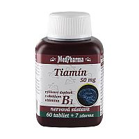 MedPharma TIAMÍN 50 mg (vitamín B1) 1×67 tbl, 60+7 zadarmo