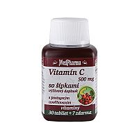 MedPharma Vitamín C 500mg so šípkami 37 tabliet