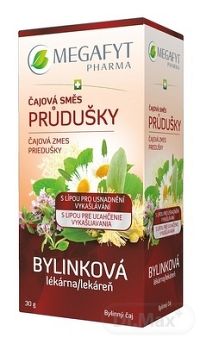 MEGAFYT Bylinková lekáreň Čajová zmes priedušky 20×1,5 g (30 g), bylinný čaj, s lipou