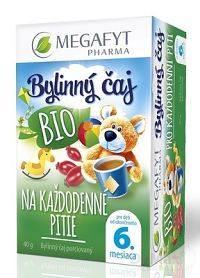MEGAFYT Bylinný čaj BIO NA KAŽDODENNÉ PITIE 20×20 g, od ukonč. 6. mesiaca