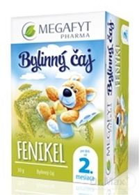 MEGAFYT Bylinný čaj FENIKEL pre deti 20×1,5 g, bylinný čaj