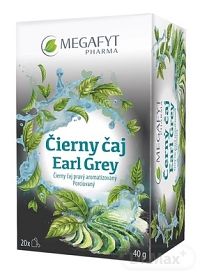 MEGAFYT Čierny čaj Earl Grey 20×2 g (40 g), porciovaný čaj