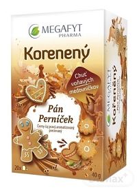 MEGAFYT Čierny čaj Korenený pán Perníček 20×2 g (40 g), porciovaný
