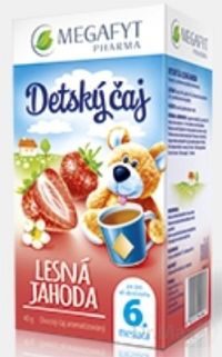 MEGAFYT Detský čaj LESNÁ JAHODA 20×2 g (40 g), ovocný čaj