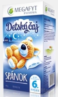 MEGAFYT Detský čaj SPÁNOK 20×2 g (40 g), bylinný čaj