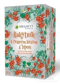 MEGAFYT RAKYTNÍK s čiernou bazou & lipou 20×1,5 g, čaj