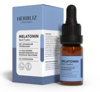 Melatonín lipozomálne kvapky na spanie 10ml HERBLIZ 1×10 ml, výživový doplnok
