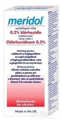 Meridol ústna voda s Chlorhexidinom 0,2 % 1×300 ml, bez alkoholu