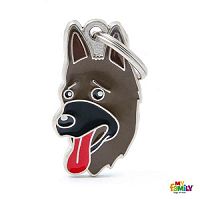 MF GERMAN SHEPERD gravírovateľný prívesok 4,2x2,5 cm