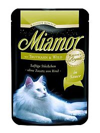 Miamor Kapsička Moriak+Divina v Omáčke 1×100 g, kompletné krmivo pre mačky
