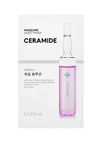 Missha Mascure Moisture Barrier Solution Sheet Mask Ceramide 27 ml / 1 sheet 1×27 ml / 1 sheet