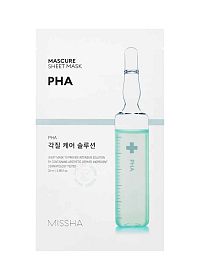 Missha Mascure Peeling Solution Sheet Mask PHA 27 ml / 1 sheet 1×27 ml / 1 sheet