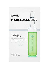 Missha Mascure Rescue Solution Sheet Mask Madecassoside 27 ml / 1 sheet 1×27 ml / 1 sheet