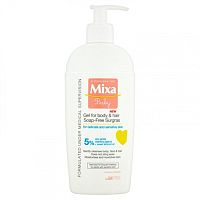 Mixa Baby Soap-free Surgras Gel for body & hair vyživujúci umývací gél pre deti na telo a vlasy 1x250 ml