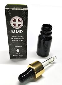 MMP Antivirotický, antibakteriálny, antiseptický olej - tymián 1×10 ml, olej