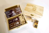 MMP Dezinfekcia auta - medovka + céder olej + difúzer v drevenom boxe 1×1 kus