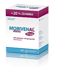MOBIVENAL micro Simple 100+20 tabliet zdrarma