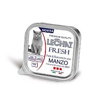 MONGE LECHAT FRESH Pate a kúsky hovädzie 100g pre dospelé mačky