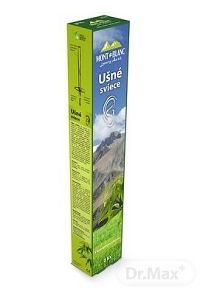 MONT BLANC Luxury Auris Ušné sviece s konopným olejom 1x2 ks