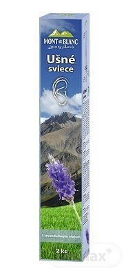 MONT BLANC Luxury Auris Ušné sviece s levanduľovým olejom 1x2 ks