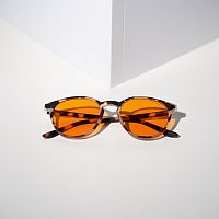 Moonlight okuliare Apollo - Matná Čierno-Hnedá (nočná) 1×1 ks, nočné okuliare proti modrému svetlu