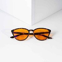 Moonlight okuliare Hailey - Matná Čierno-Oranžová (nočná) 1×1 ks, nočné okuliare proti modrému svetlu