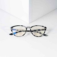 Moonlight okuliare Hailey - Matná Čierno-sivá 1×1 ks, denné okuliare proti modrému svetlu