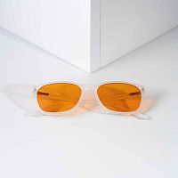 Moonlight okuliare Lunar - Matná Biela (nočná) 1×1 ks, nočné okuliare proti modrému svetlu