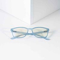 Moonlight okuliare Lunar - Matná Modrá 1×1 ks, denné okuliare proti modrému svetlu