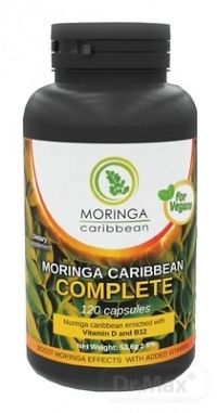 MORINGA Moringa Caribbean COMPLETE cps s vitamínom D a B12 1x120 ks