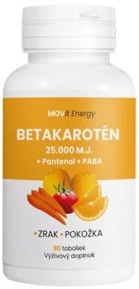 MOVIT BETAKAROTEN 25.000 IU + PANTHENOL + PABA 90 TOB 1×90 tbl