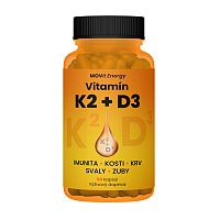 MOVit Vitamín K2 120 mcg + D3 1000 I.U. 25 mcg 60 kapsúl
