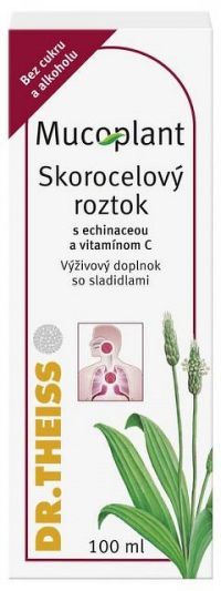 MUCOPLANT Skorocelový roztok s ECHINACEOU+ C VITAMÍN DIA roztok 1x100 ml