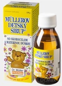 MÜLLEROV DETSKÝ SIRUP so skorocelom a materinou dúškou 1x130 g