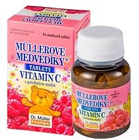 MÜLLEROVE medvedíky - vitamín C 1×45 ks, výživový doplnok