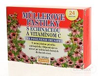 MÜLLEROVE PASTILKY S ECHINACEOU A VIT. C 1×24 ks, na imunitu
