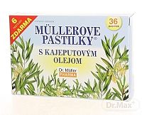 Müllerovy pastilky s kajeputovým olejom 36 ks