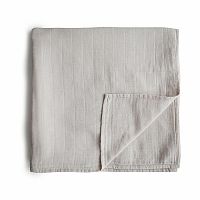 Mushie mušelínová zavinovačka z organickej bavlny fog 1×1 ks, zavinovačka