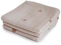 Mushie mušelínové plienky z organickej bavlny - Rainbows