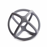 Mushie silikónové hryzátko BALL dove gray 1×1 ks, hryzátko