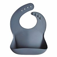 Mushie silikónový podbradník tradewinds 1×1 ks, podbradník