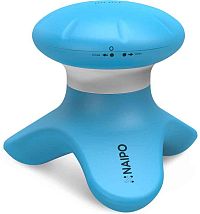 NAIPO MGPC-101MM Ručný masážny prístroj modrý 1×1 ks, masážny prístroj s jemnými vibráciami
