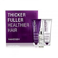 Nanogen ový set pre ženy 1x Šampón pre ženy 240ml, 1x Kondicionér pre ženy 240ml, 1x Root Boost 100ml