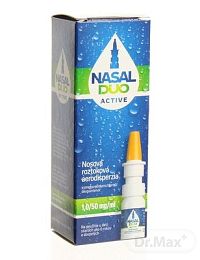 NASAL DUO ACTIVE 1,0/50 mg/ml aerodisperzia, 10 ml