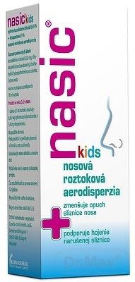 Nasic pre deti nosová roztoková aerodisperzia 1×10 ml, aer nao (fľ.skl.s namontovaným rozprašovačom)