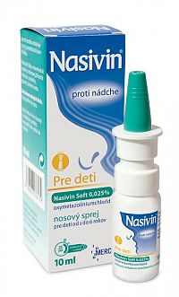 NASIVIN SOFT 0,025 % aer nao (dávkovač 3K systém, fľaša PE) 1x10 ml