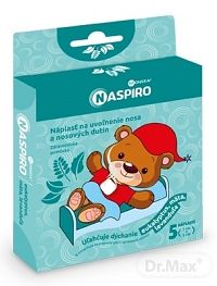 NASPIRO náplasť 1×5 ks, na uvoľnenie nosa a nosových dutín