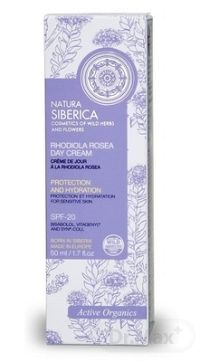 Natura Siberica denný ochranný hydratačný krém z rozchodnice ružovej na citlivú pleť 50 ml