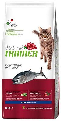 Natural Trainer Cat Adult Tuniak 1×10 kg, granule pre dospelé mačky